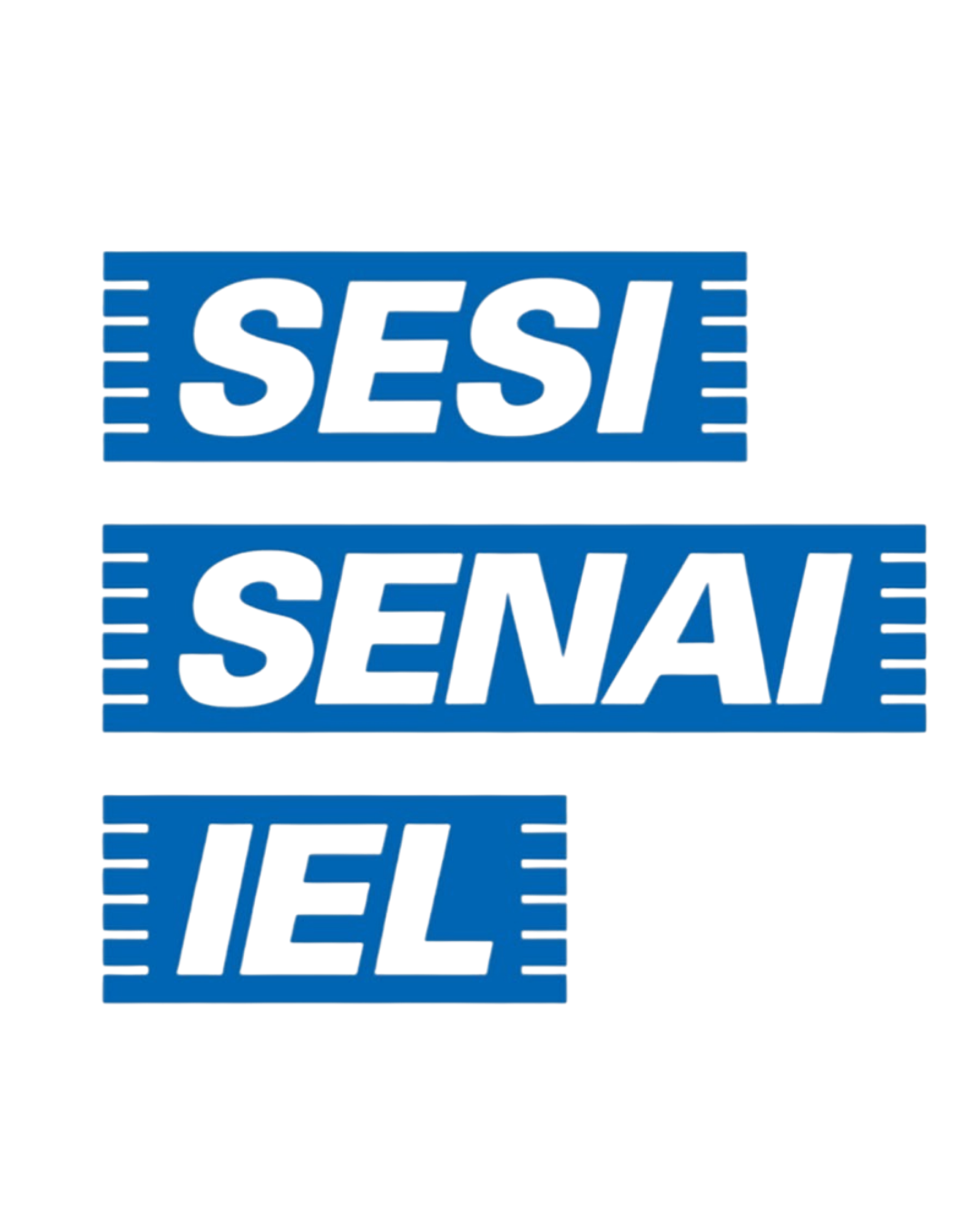 Logo SESI, SENAI e IEL
